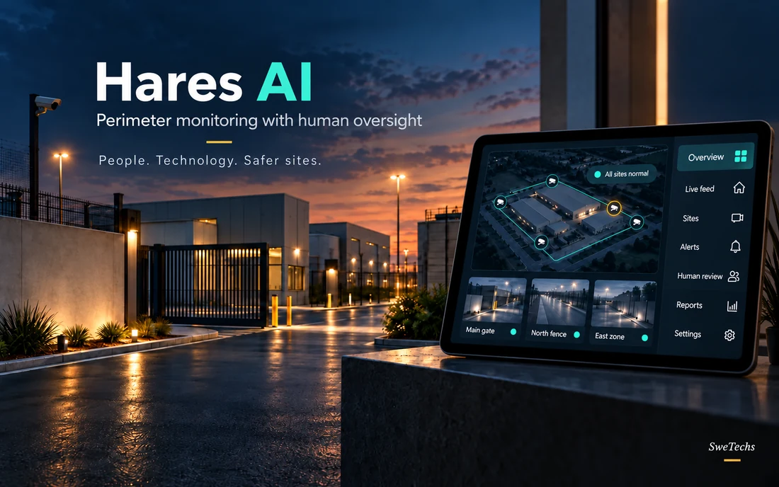 Hares AI product interface for Security