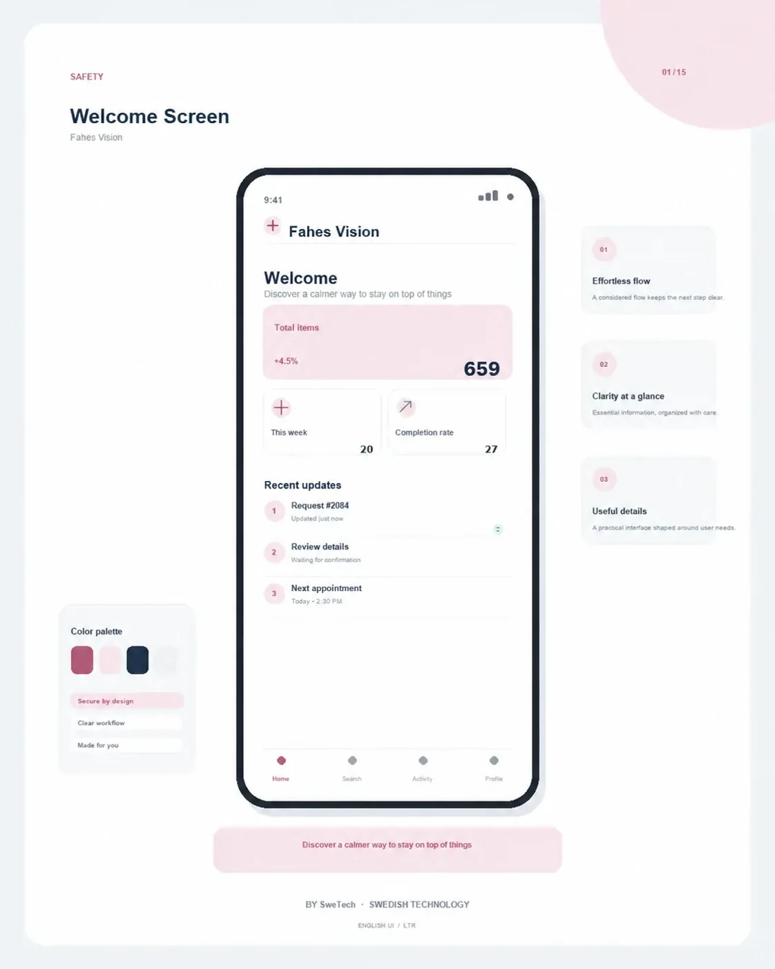 Fahes Vision product interface for Enterprise AI