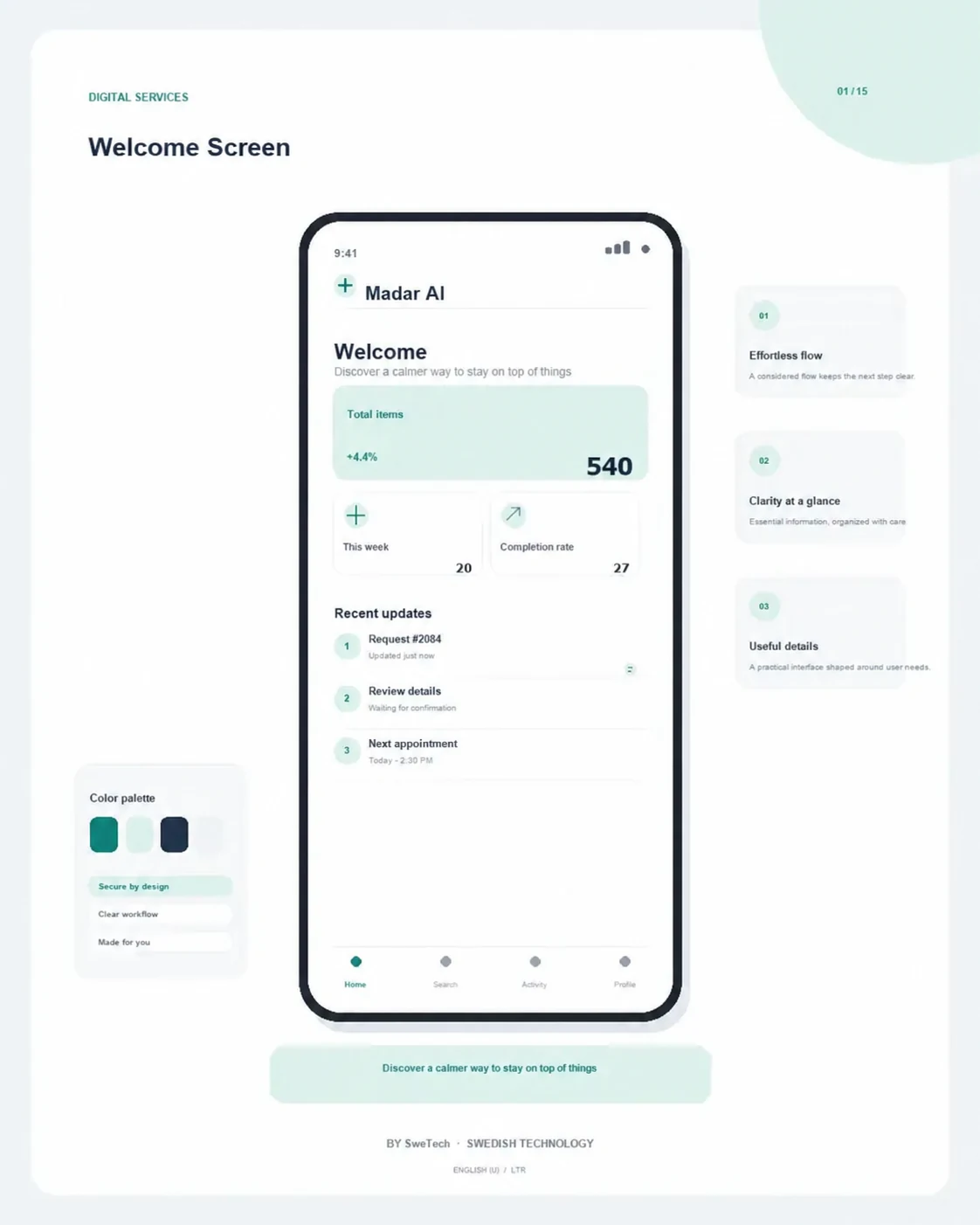 Madar AI product interface for Smart Mobility