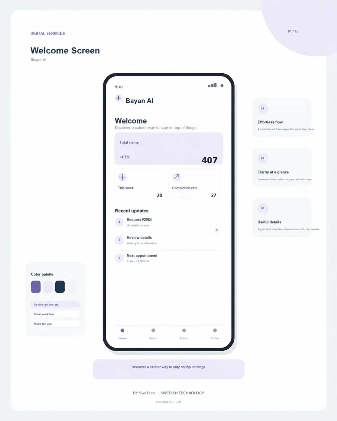 Bayan AI product interface for Enterprise AI