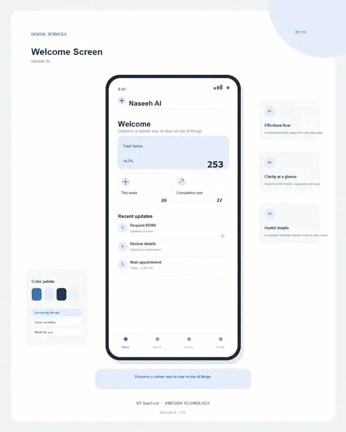 Naseeh AI product interface for Enterprise AI