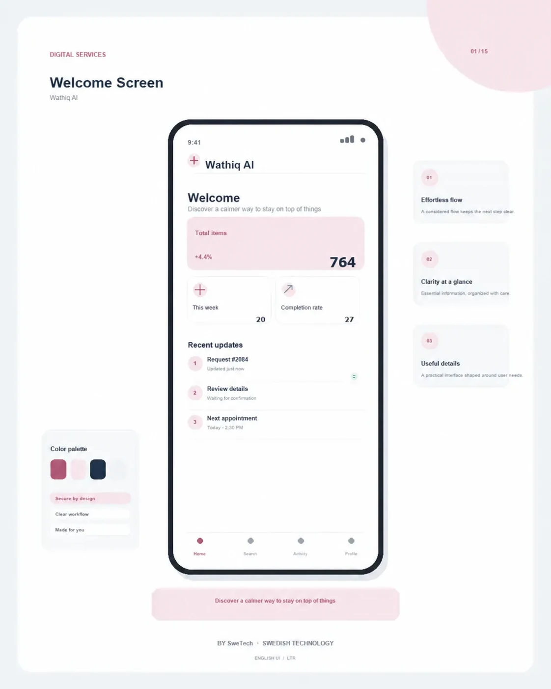 Wathiq AI product interface for Enterprise AI