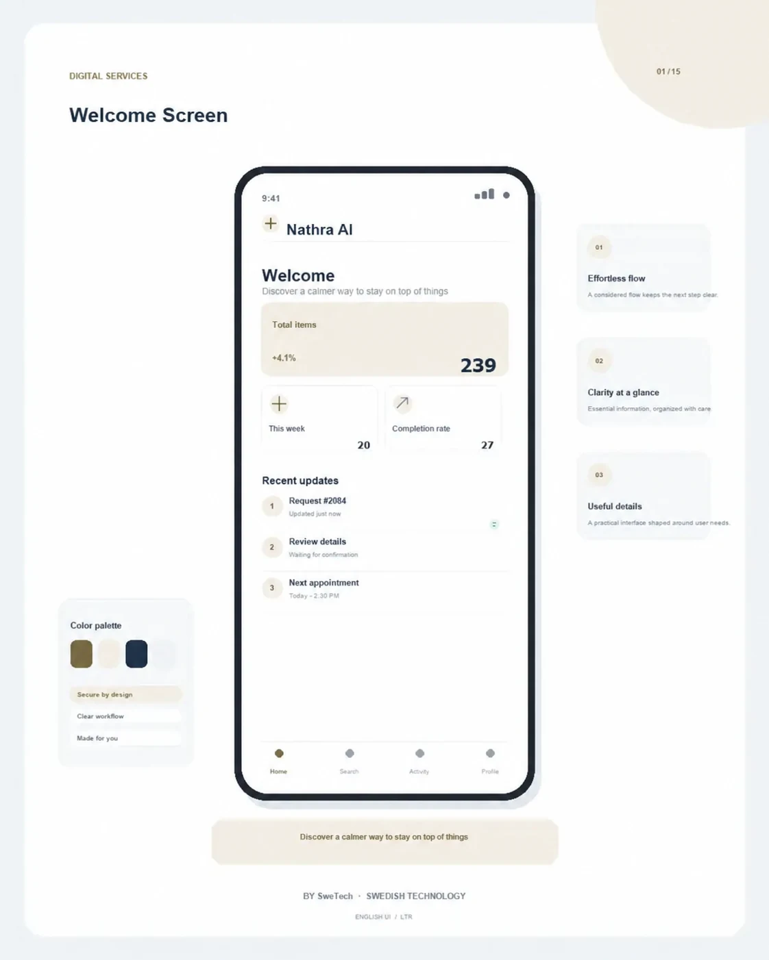 Nathra AI product interface for Enterprise AI