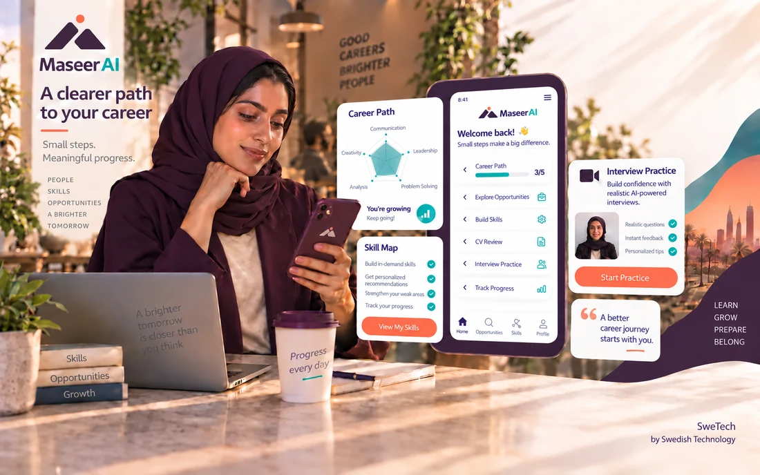Maseer AI product interface for HR / Education