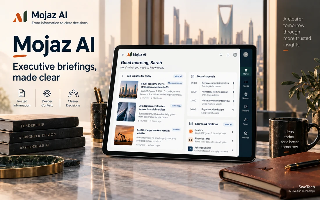 Mojaz AI product interface for Enterprise AI