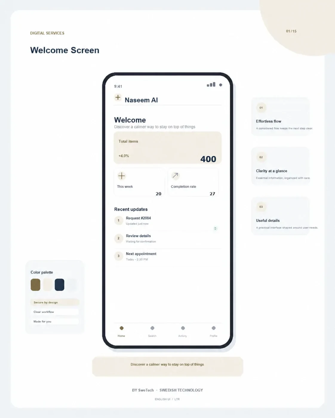 Naseem AI product interface for Smart Buildings