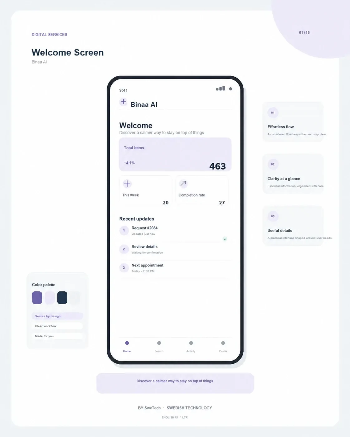 Binaa AI product interface for Construction / AEC