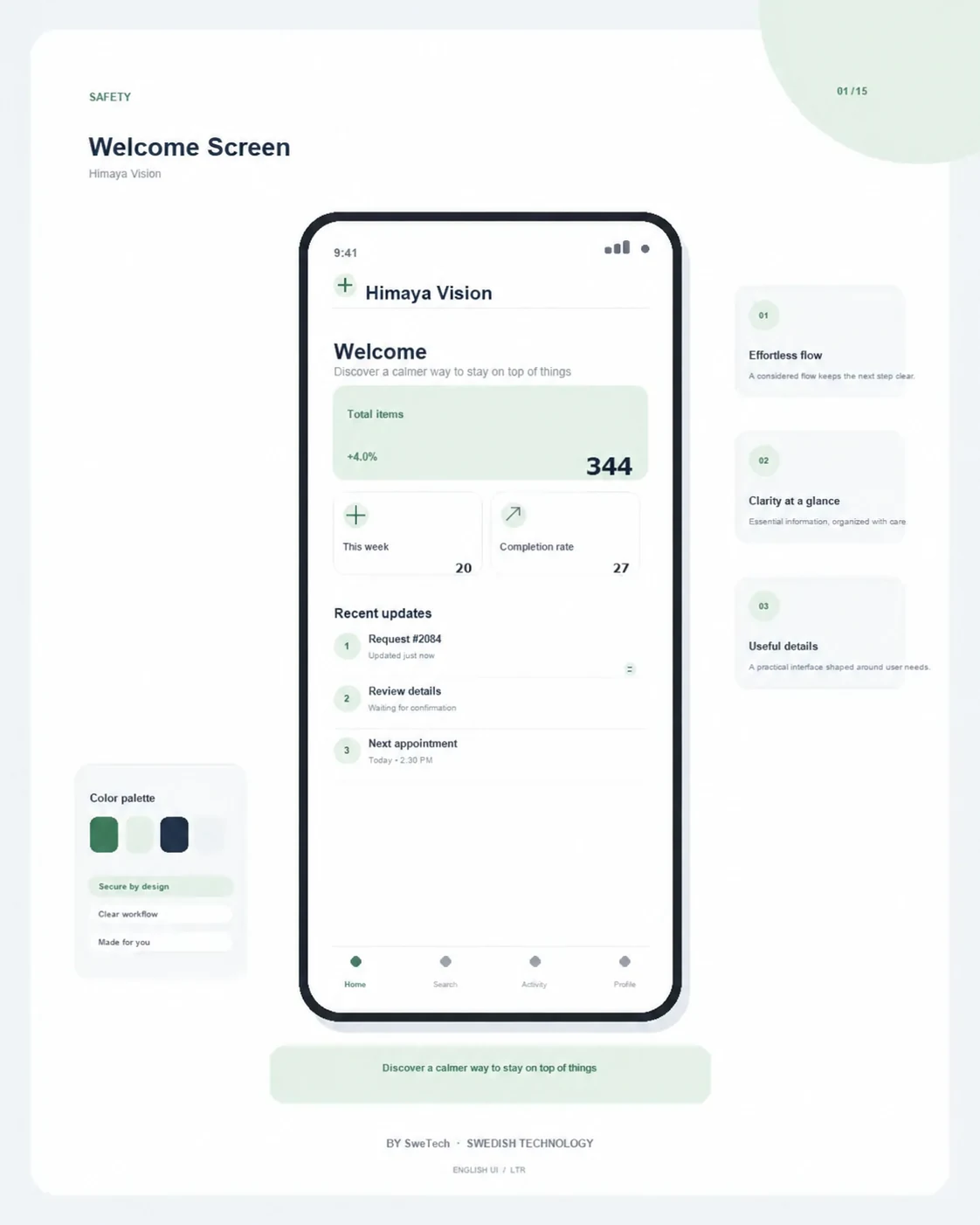 Himaya Vision product interface for Security / Surveillance