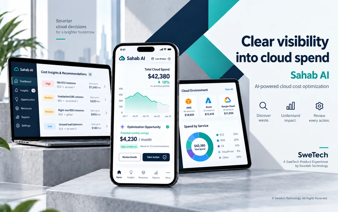 Sahab AI product interface for Enterprise AI