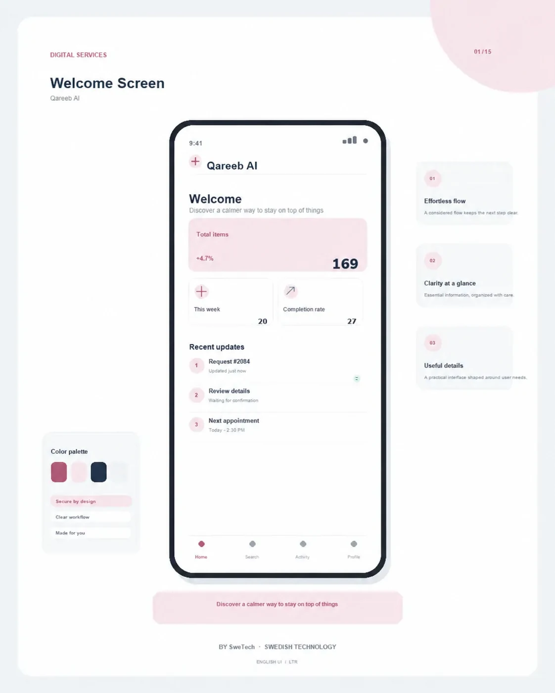 Qareeb AI product interface for Enterprise AI