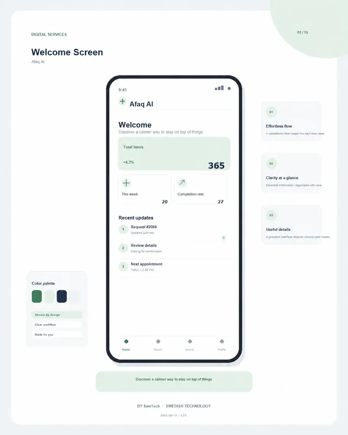 Afaq AI product interface for Enterprise AI