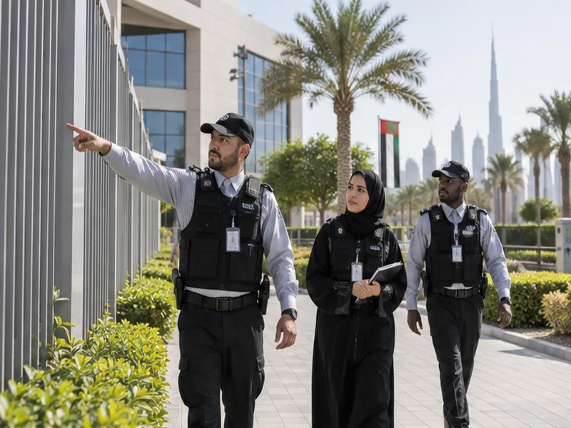 Security / Surveillance operations in a realistic security setting