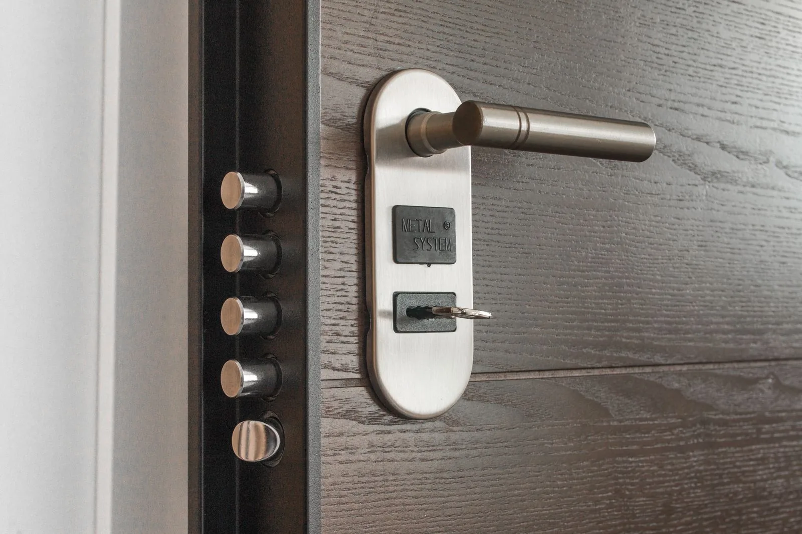 Access card being presented at a door reader