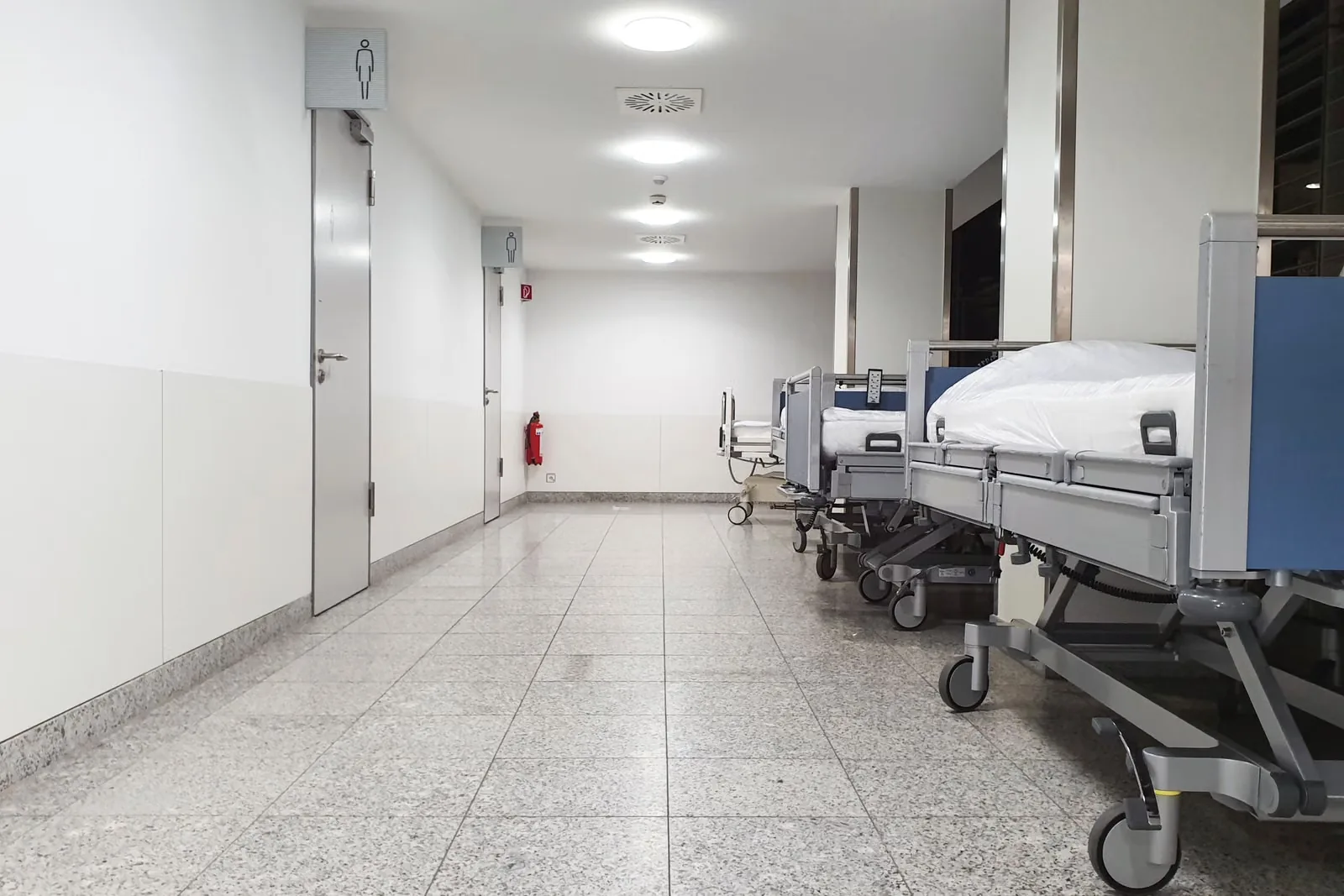 Hospital ward corridor