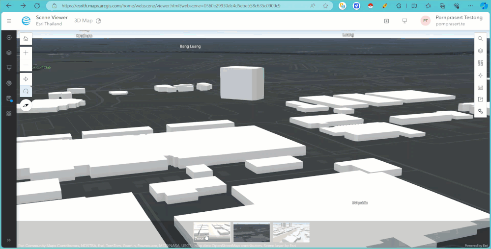 3D rotating model