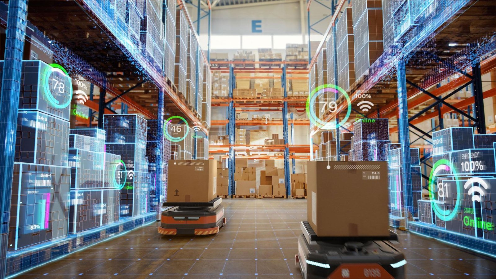 Warehouse operations with live asset tracking
