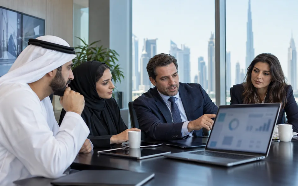 Enterprise operations team reviewing an ERP modernization plan
