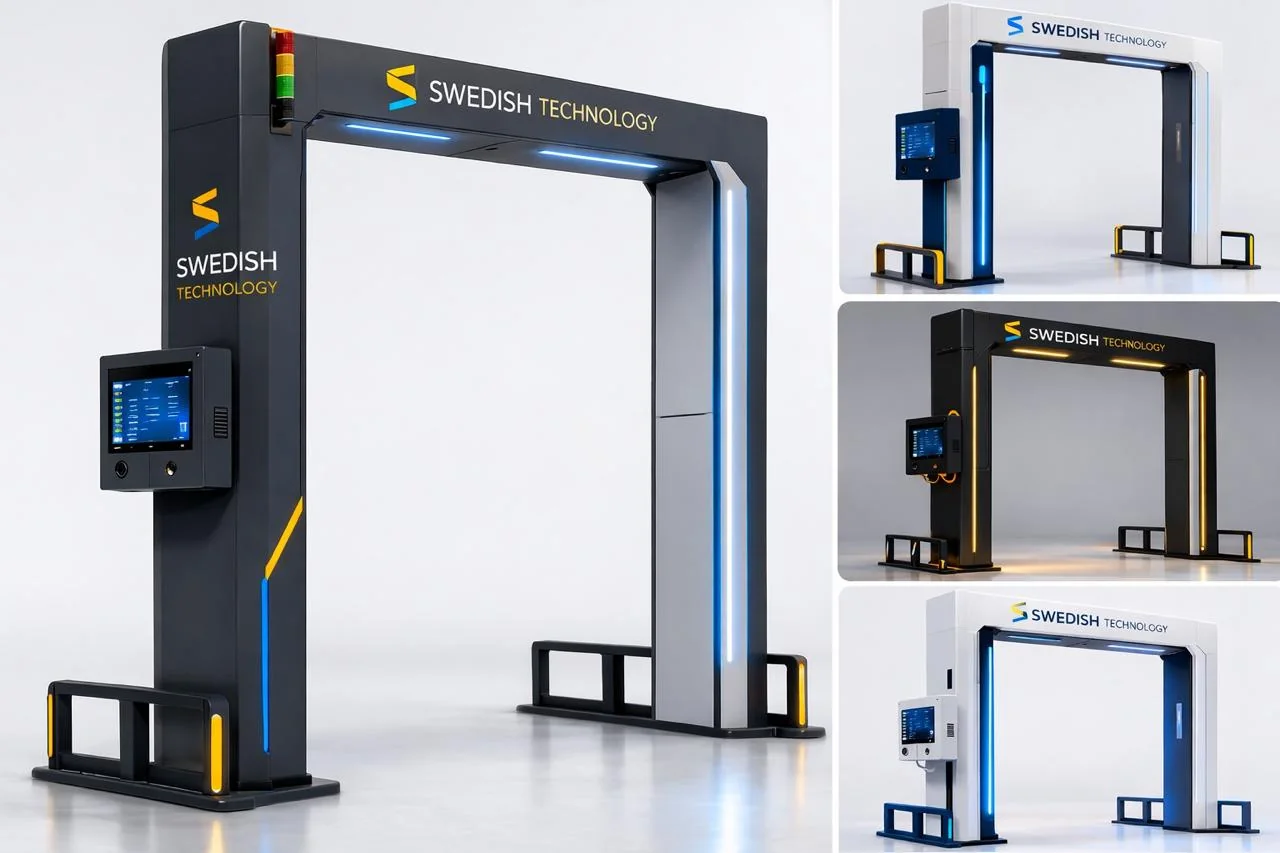 Range of RFID gate configurations including portal, pedestal and desktop units