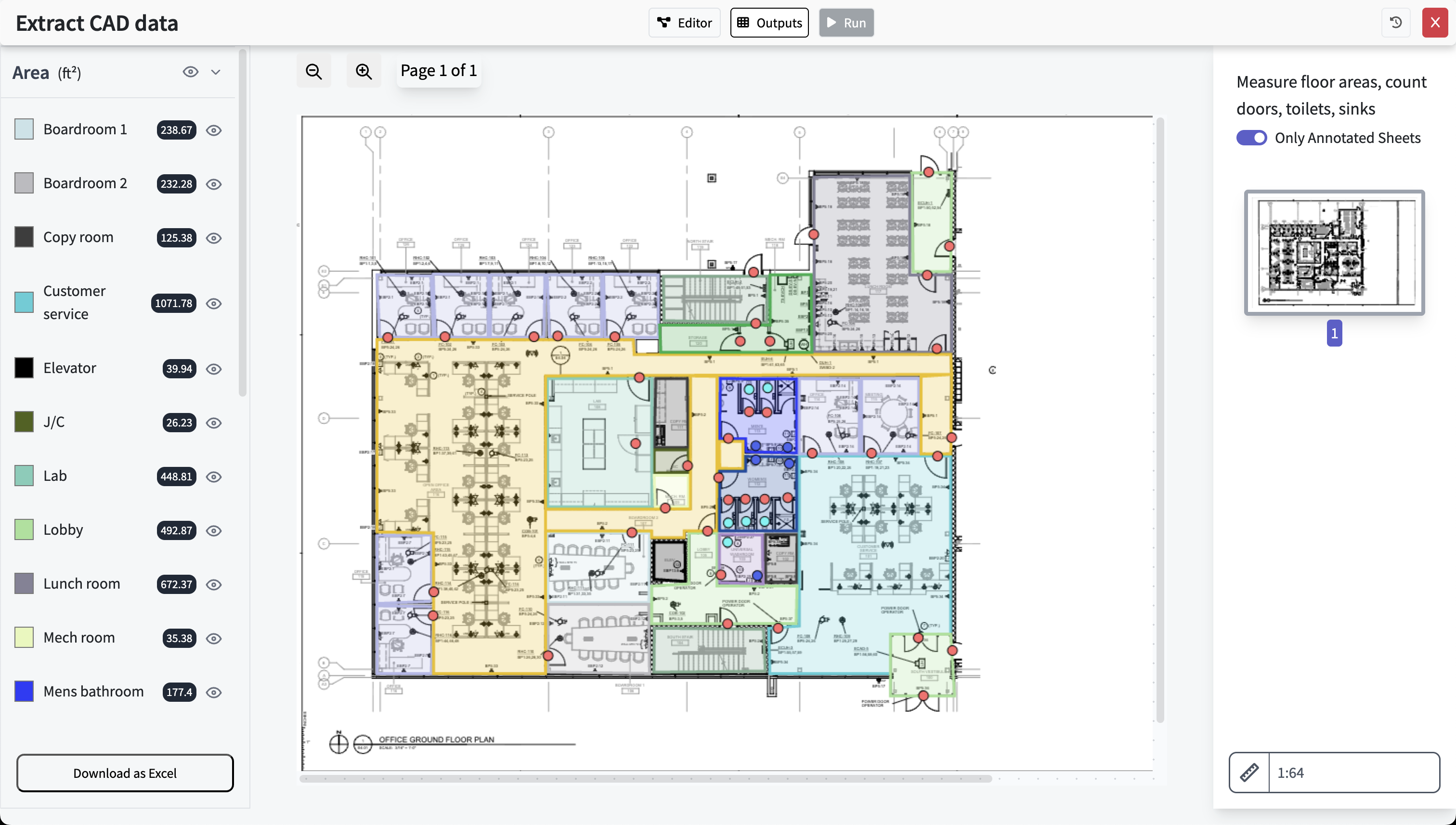 Floor-plan annotation