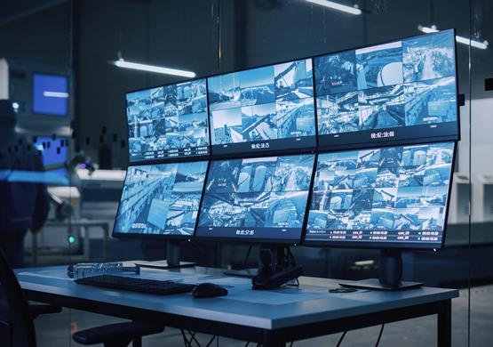 CCTV monitoring room