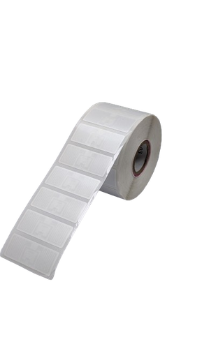 ST 44 × 19 mm Poly RFID Blank Labels 1000 LPR, 1'' Core (TAG-EK-LBL-17575-B1)