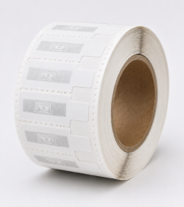 ST 60 × 21 mm TT Paper RFID Flag Label – Perforated, 5000 LPR, 3” Core (TR-7204)