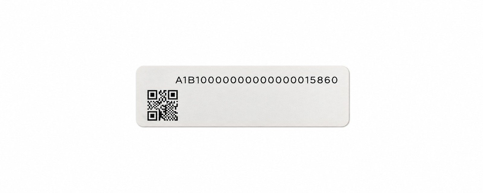 ST-Octopus Pre-printed/Pre- encoded On Metal RFID Labels (Tamper Proof) - 60 x 24 x 1.2 mm