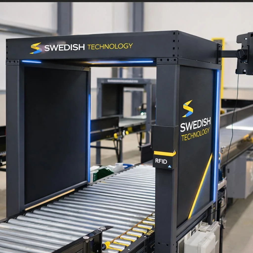RFID conveyor tunnel reader station
