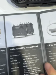 Four-port fixed UHF RFID reader