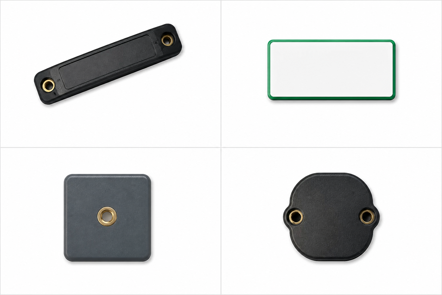 Clean rugged RFID tag sample pack