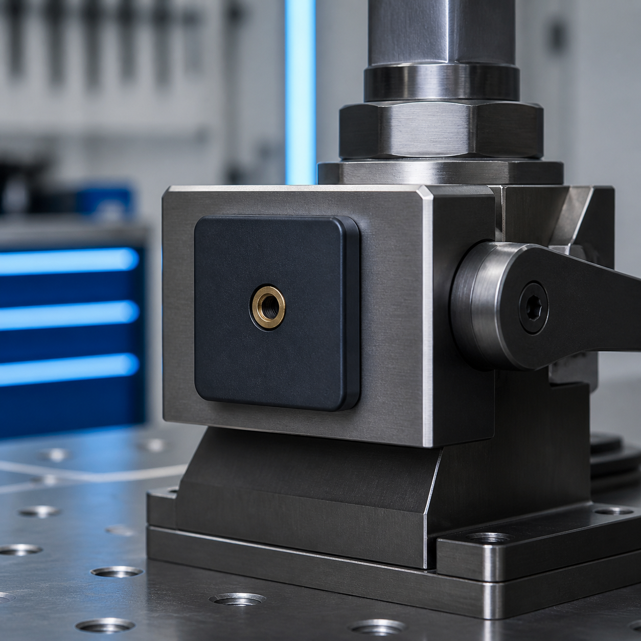 ST-Octopus Gorilla Mini RFID Tag mounted on metal equipment