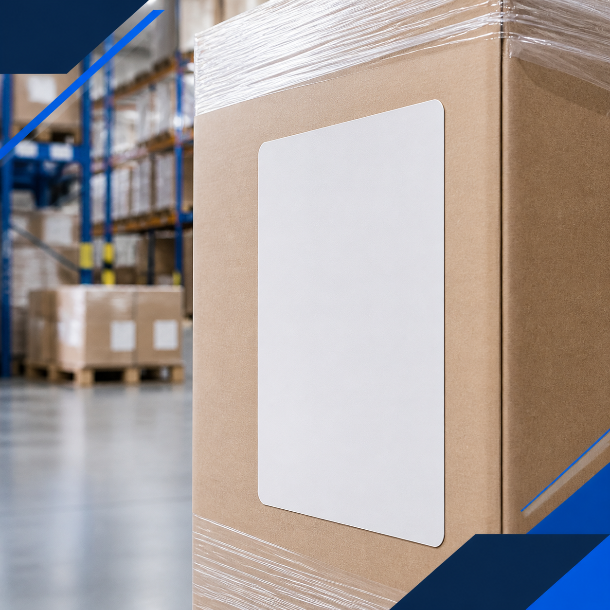 ST-Octopus Kickstart 100 x 150 mm RFID Label on carton