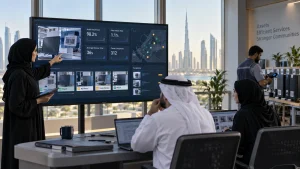 UAE government performance team measuring computer vision audit precision and review time