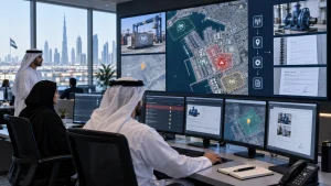 UAE government control room building an evidence layer for missing-asset alerts, transfers and maintenance holds