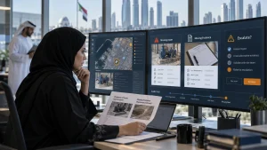 UAE audit manager deciding whether a missing-asset alert justifies escalation or needs more observation
