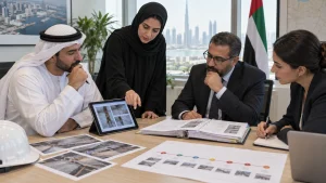 UAE safety auditor deciding whether a risk score is supported by enough current inspection evidence