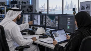 UAE engineers connecting inspection images, OCR, GIS, asset identity and reviewer approval in one evidence workflow