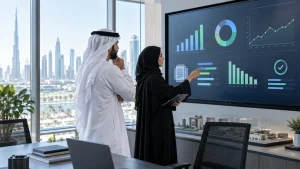 UAE records governance team validating report version, OCR, permissions and approval before automating a safety workflow