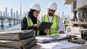 UAE assurance team measuring inspection-report retrieval time, citation accuracy, repeat findings and closure quality