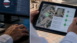Swedish Technology technical illustration for Government Municipalities and GIS: Detecting Unregistered Field Assets: The Missing Layer