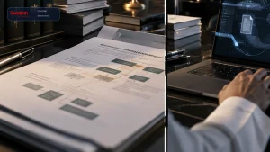 Swedish Technology technical illustration for Government Documents, Regulations and Approvals: Regulation Change Impact Analysis: What AI Actually Changes