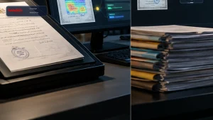 Swedish Technology technical illustration for Government Documents, Regulations and Approvals: Arabic OCR and Document Understanding: The Missing Layer