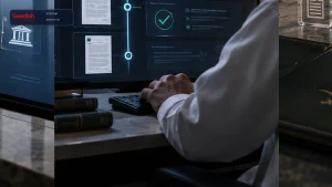 Swedish Technology technical illustration for Government Documents, Regulations and Approvals: Institutional Decision Lineage: What AI Actually Changes