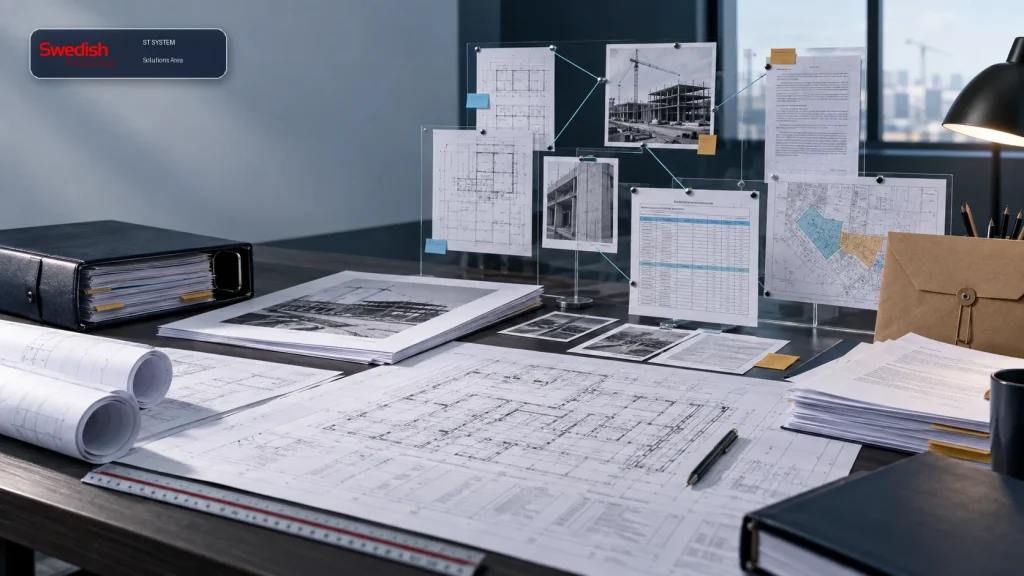 Construction tender evidence before construction scope-gap automation with drawings, BOQ and technical evidence for UAE engineering teams