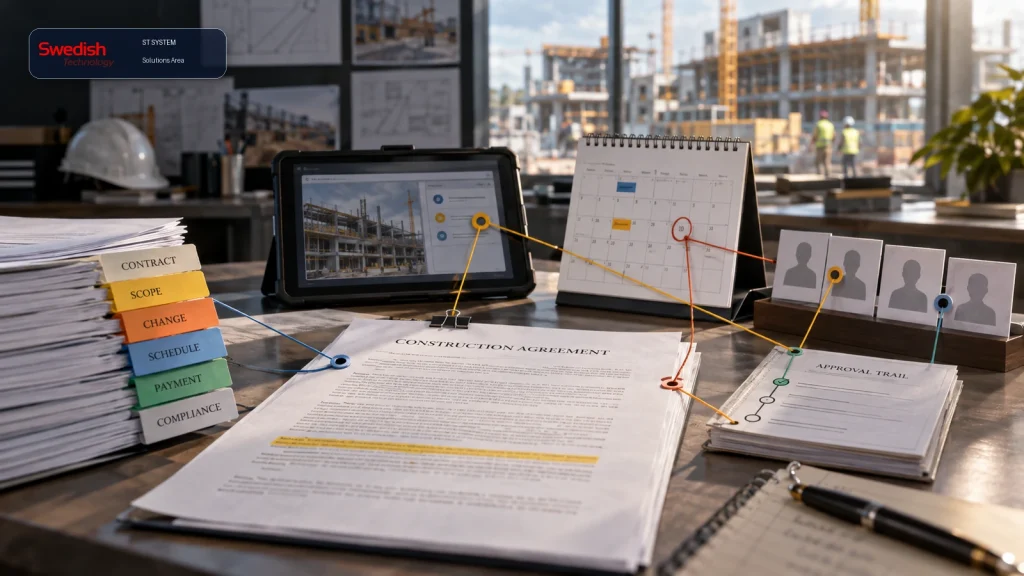 Human-centred the missing layer in SLA and obligation tracking for UAE construction teams