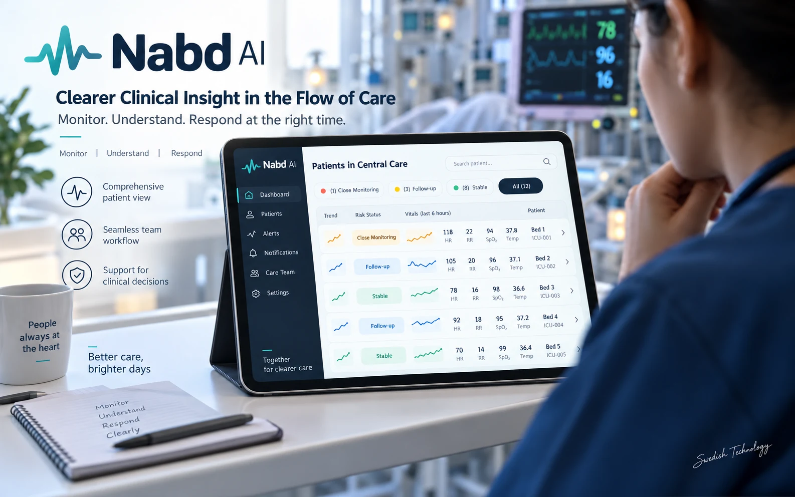 English hero board for the Nabd AI AI project concept