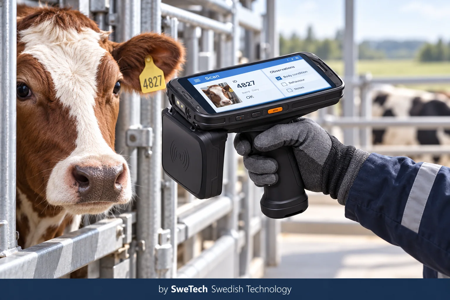 English hero board for Livestock Smart Reader hardware product concept