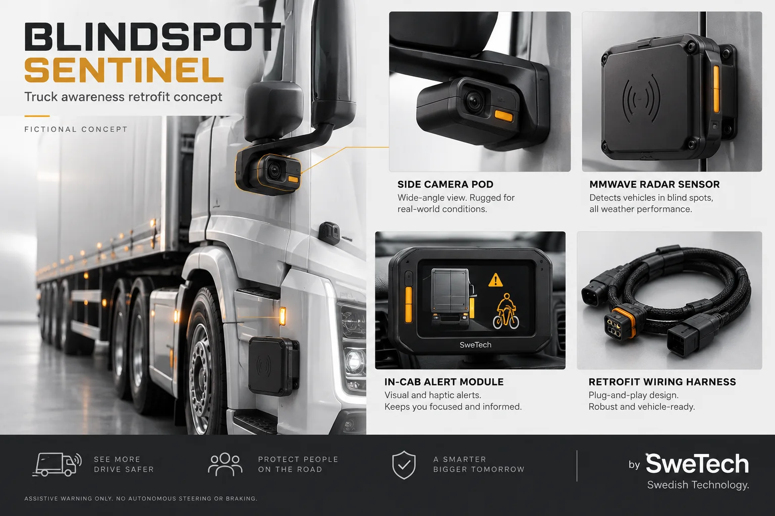 English hero board for BlindSpot Sentinel hardware product concept