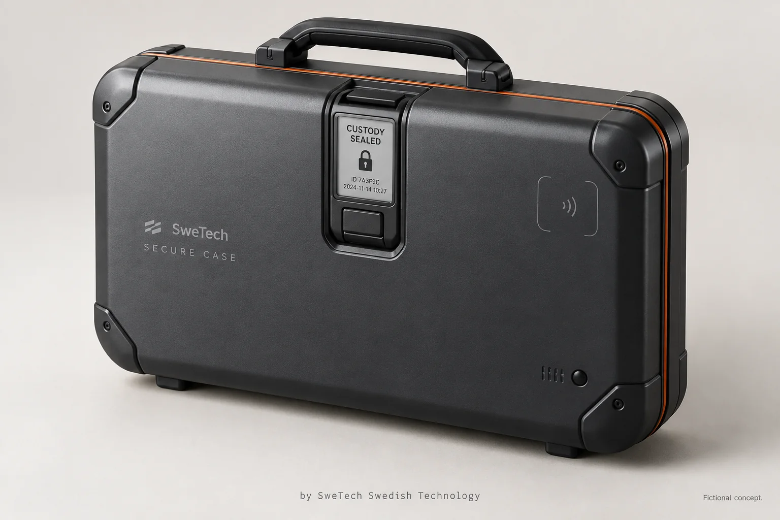 English hero board for Smart Document Case hardware product concept