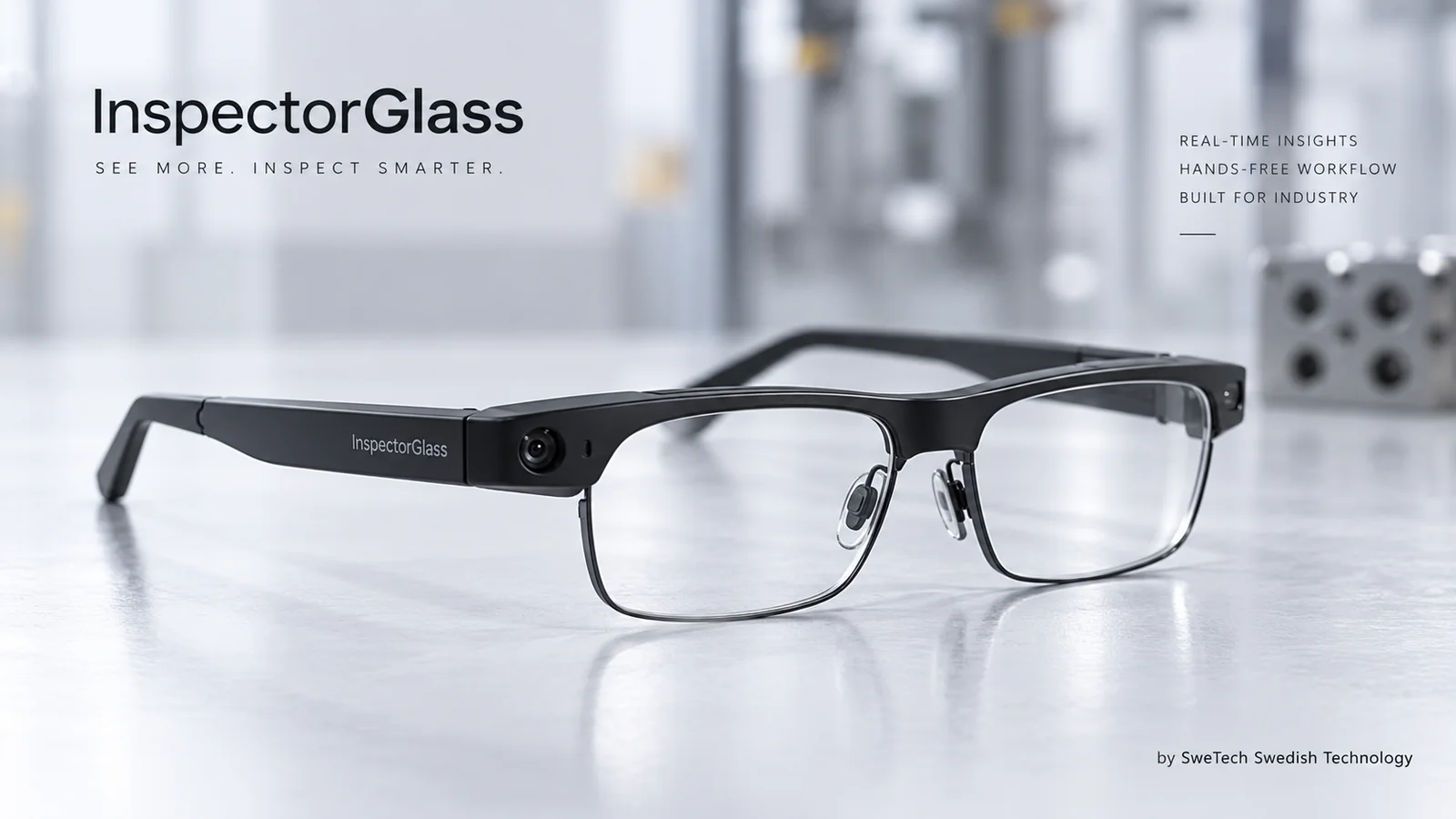 English hero board for InspectorGlass hardware product concept